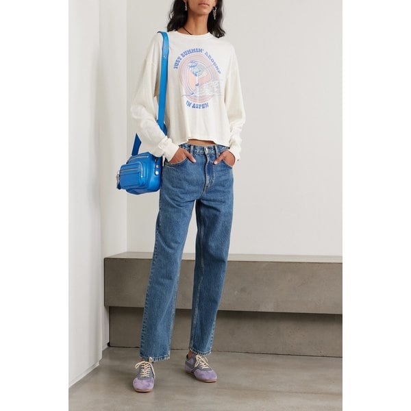 올리 하이웨이스트 스트레이트 진 46376663162977508