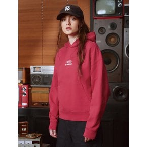 DTO Embroidered Pigment Hoodie (RUBY RED)