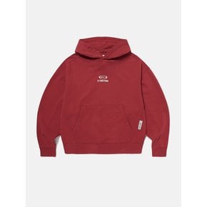 DTO Embroidered Pigment Hoodie (RUBY RED)