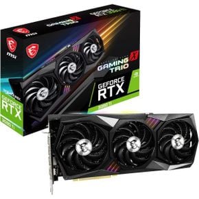 미국 MSI 그래픽카드 GeForce RTX 3080 Ti Gaming X Trio 12G Graphics Card 12GB GDDR6X 1770 M