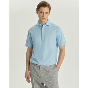 [26SS] [Made in Italy] 라이트블루 아이스코튼 반팔 카라 티셔츠 DMTS6B071B1