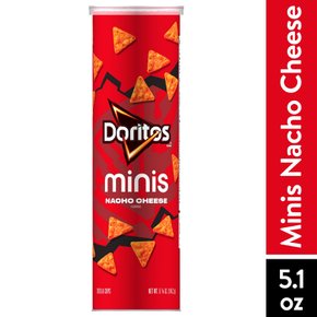 Doritos도리토스 미니 나초 치즈 맛 캐니스터, 145g