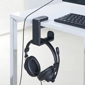 회전형 헤드폰 헤드셋 거치대 책상 걸이 스탠드 휴대용