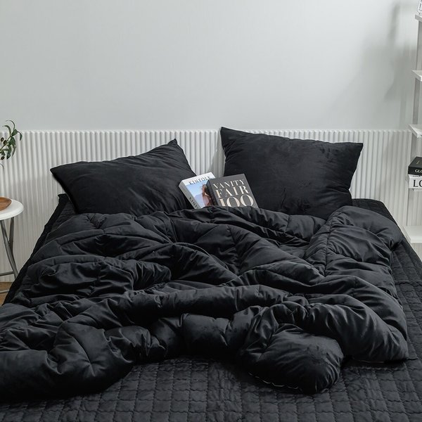 더블리 라스트허그 플란넬 극세사 양면 차렵이불 Q