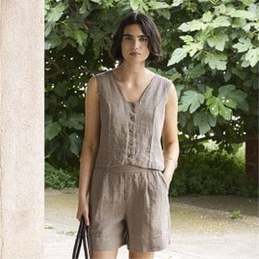 Linen Vest 3 Colors