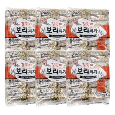  엉클팝 길쭉이 보리과자 400g (32개입) x 6봉