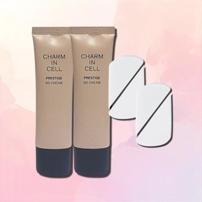 참존 참인셀 프레스티지 비비크림 50mlx2개 + 찰떡하이드로스폰지2px2개 (SPF30/PA++)