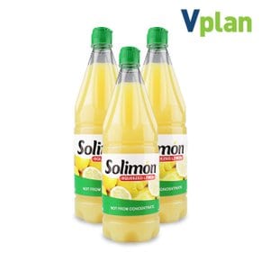 솔리몬 스퀴즈드 레몬즙 3병 총 2.97L 레몬 물 원액 차