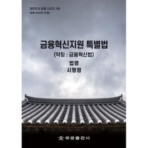 금융혁신지원 특별법 (약칭 : 금융혁신법) : 법령 시행령
