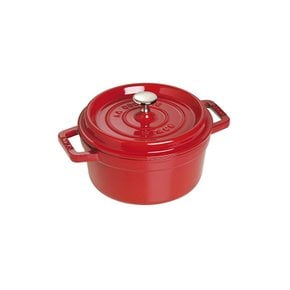 staub 스토우브 피코 코콧 라운드 체리 22cm 양손 주물 호로우 냄비 IH