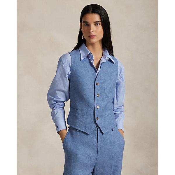 여성 리넨 코튼 트윌 베스트(WMPOOTWNN220116400)