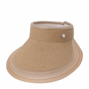 NATURAL RAFFIA COZY AIR BAND VISOR_NURCM24408BEX