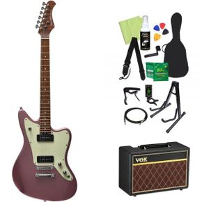 일본 바쿠스 기타0108 Bacchus WINDYSTD/RSM Electric Guitar Beginner 14Piece Set Includes VO