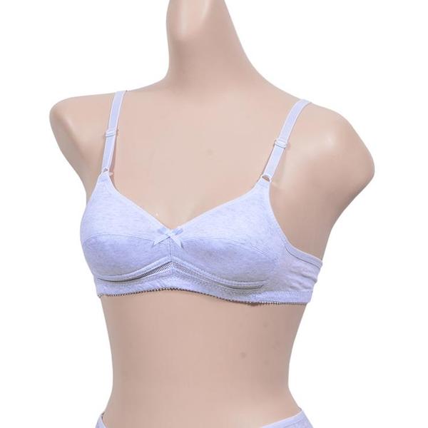 확대된 대표 프린토리 하트무늬패턴 항취 리본 주니어 노와이어 A컵 2단계브라 SW2201-0285(1)