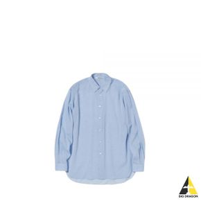 오라리 24 HARD TWIST FINX ORGANDY SHIRT SAX BLUE CHAMBRAY (A24SS01VO) (하드 트위스