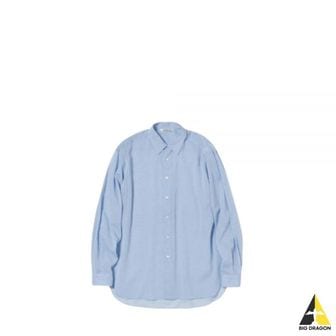 오라리 오라리 24 HARD TWIST FINX ORGANDY SHIRT SAX BLUE CHAMBRAY (A24SS01VO) (하드 트위스