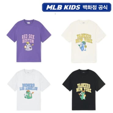 MLB키즈 (백화점공식)  24년SS[KIDS]DRAGON  반팔 티셔츠 7ATSDN143