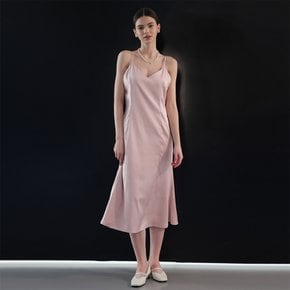 [베누스 사틴 슬립 드레스_핑크]Venus Satin Slip Dress