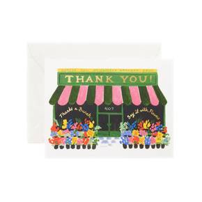 Flower Shop Thank You Card 감사 카드