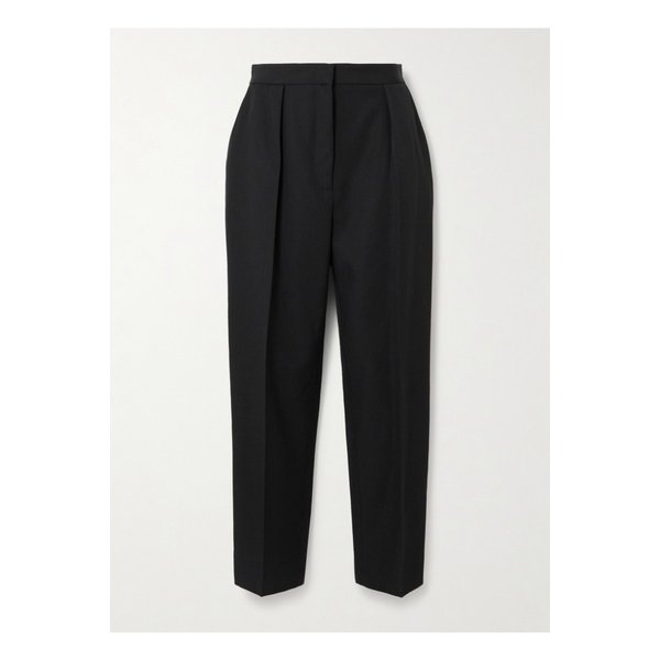 플리츠 그랑 드 푸드르 울 테이퍼드 팬츠 블랙 46376663162844105