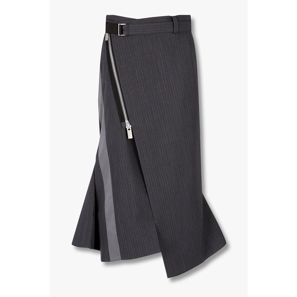 여성 스트라이프 도스킨 스커트 6415316500000