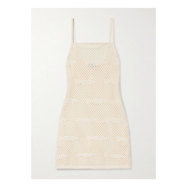 스타우드 리오 크로셰 코튼 미니 드레스 에크루 46376663162863365