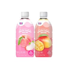 베스킨라빈스 2종 500ml 피치요거트12개+망고탱고12개