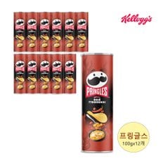 농심켈로그 프링글스 매콤 로제 떡볶이맛 100g x 12개