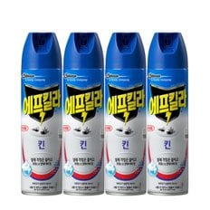 에프킬라 킨 500ml x4개 모기약 에어로졸