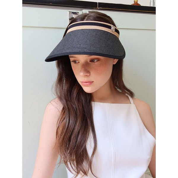 Mellow Sun Visor Hat_black