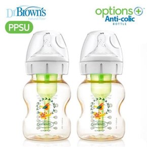 와이드넥 옵션스플러스 PPSU젖병 150ml 2P _P060468679