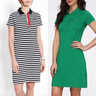 라코스테 Short Sleeve Pique Classic Polo Dress 라코스테 피케 폴로 원피스