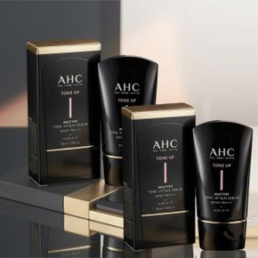 에이에이치씨 AHC 마스터즈 톤업 선 세럼 50ml 2개 저자극 내추럴 메이크업베이스 겸용