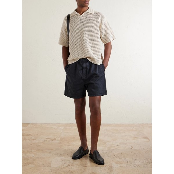 터사 오픈 니트 실크 코튼 블렌드 폴로 셔츠 46376663162971259