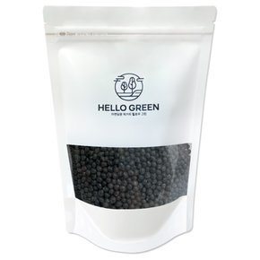 헬로우그린 국내산 볶은 서목태 350g(팩) 저온로스팅 국산 쥐눈이콩 약콩 검은콩
