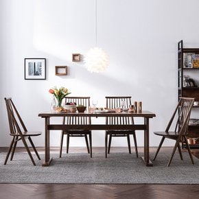 [코세드] 보노 1350 원목식탁세트[의자형]_식탁+의자4