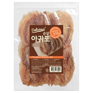 해맑은푸드 조미 순살 아귀포 대 300g