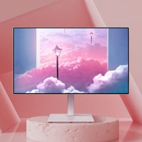 V27QI-75M 27형 모니터 QHD USB-C 65W 내장스피커 피벗 /화이트