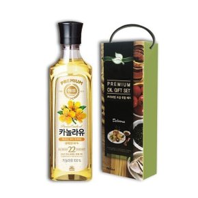 해표 프리미엄 카놀라유 500ml 1P 선물 세트/맘스몰