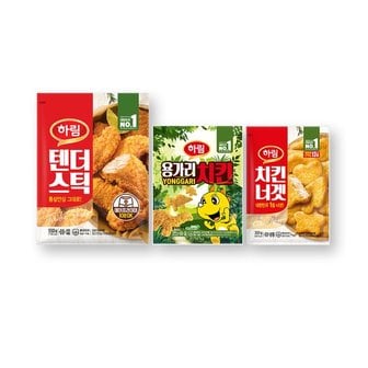 하림 용가리치킨 300g+치킨너겟 300g +텐더스틱 550g_P316289381