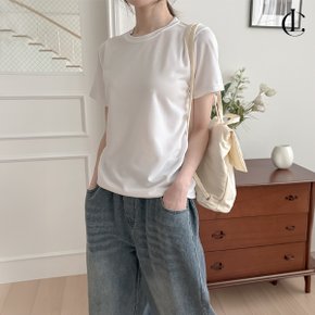 여성 여름 쿨링 무지 라운드 반팔 티셔츠 이너 빅사이즈 기본티 LDZ1050