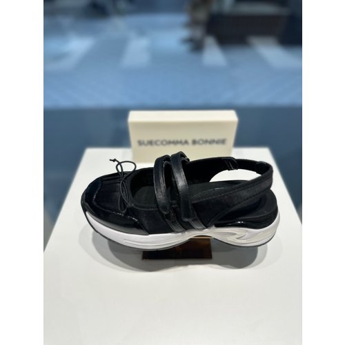 [파주점] Ribbon sling back sneakers(black)  DG4DS24018BLK