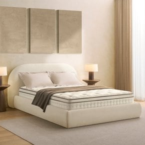 [26년1월중순입고]  [패키지] 오브 패브릭침대 세트 Q (아이리스)_아이보리