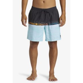 4153693 Quiksilver EVERYDAY WORDBLOCK VOLLEY 17 - Swimming shorts mottled black