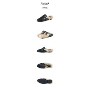 와이컨셉 베어파우(BEARPAW) 여성 가죽 털 블로퍼 도로시 DOROTHY (K1914001NC)