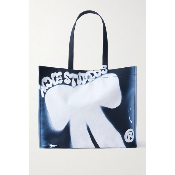 로고 프린트 코튼 캔버스 토트백 46376663162980600