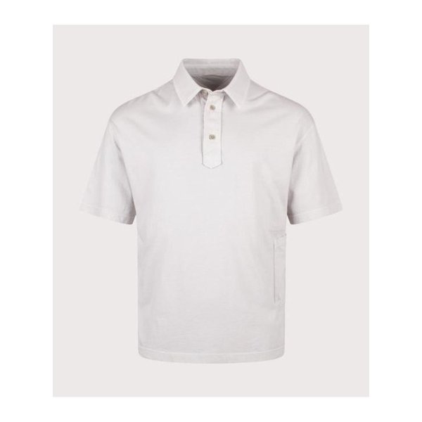 26SS 텐 씨 폴로 티셔츠 26CTCUT02006 F07539 906 LIGHT GREY DOM