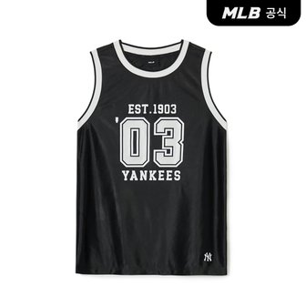 MLB [코리아공식] 스포티브 바시티 넘버 그래픽 나시티 NY (Bk)