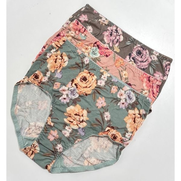 [여주점] 부인군 모달 40수 장미나염 부들부들 여성 팬티 [VPT6592]