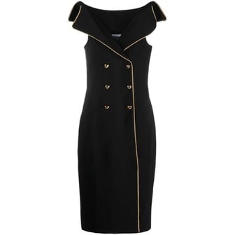 모스키노 Dress Moschino Womens Dress 5524 A0427 0555 BLACK